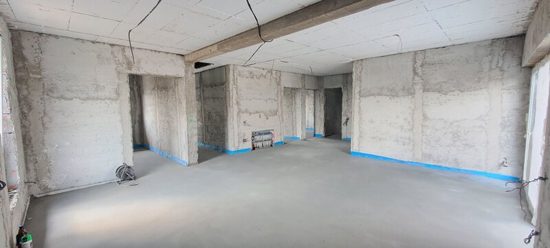 Dragomiresti Vale, casa P+Pod (placa beton), 4 camere, utilitati, acces STB