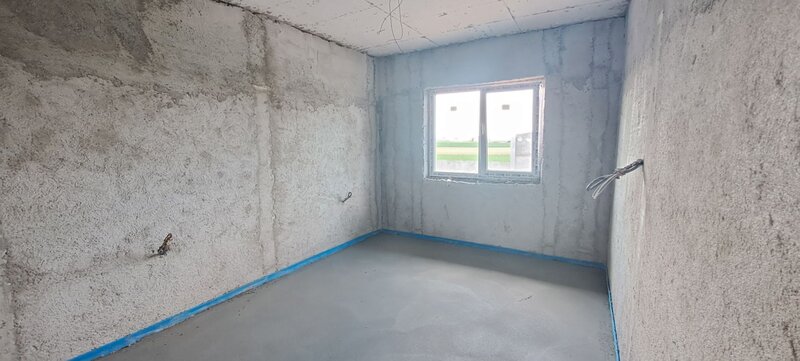 Dragomiresti Vale, casa P+Pod (placa beton), 4 camere, utilitati, acces STB